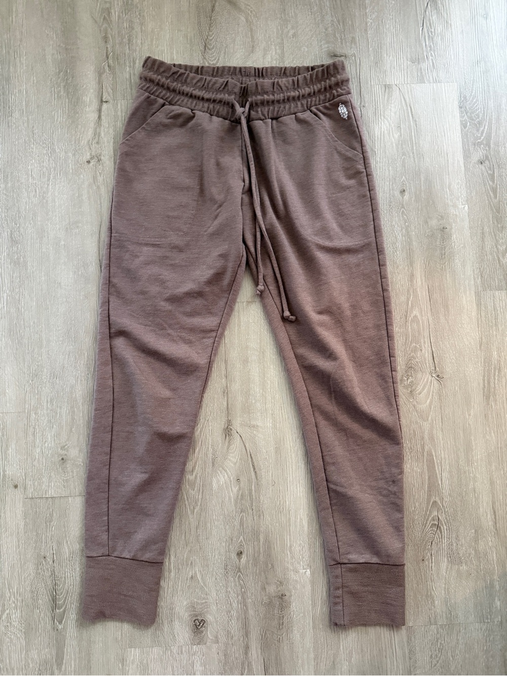 Free People Movement Cozy Drawstring Joggers - Brown Small